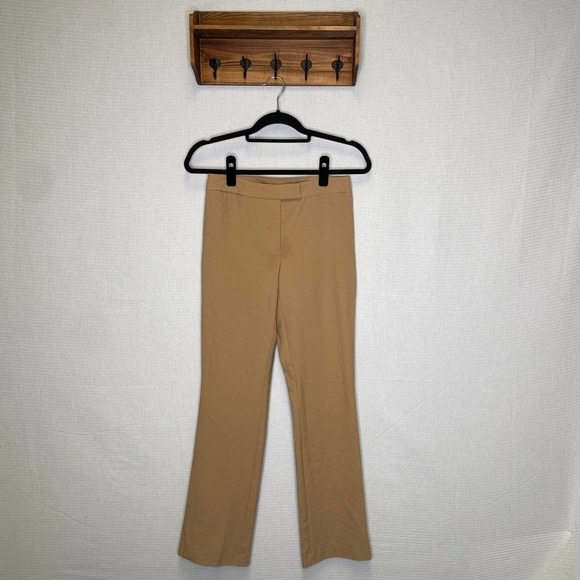Sigrid Olsen | Tan Brown Dressy Pants Size 2‎ - Picture 2 of 5